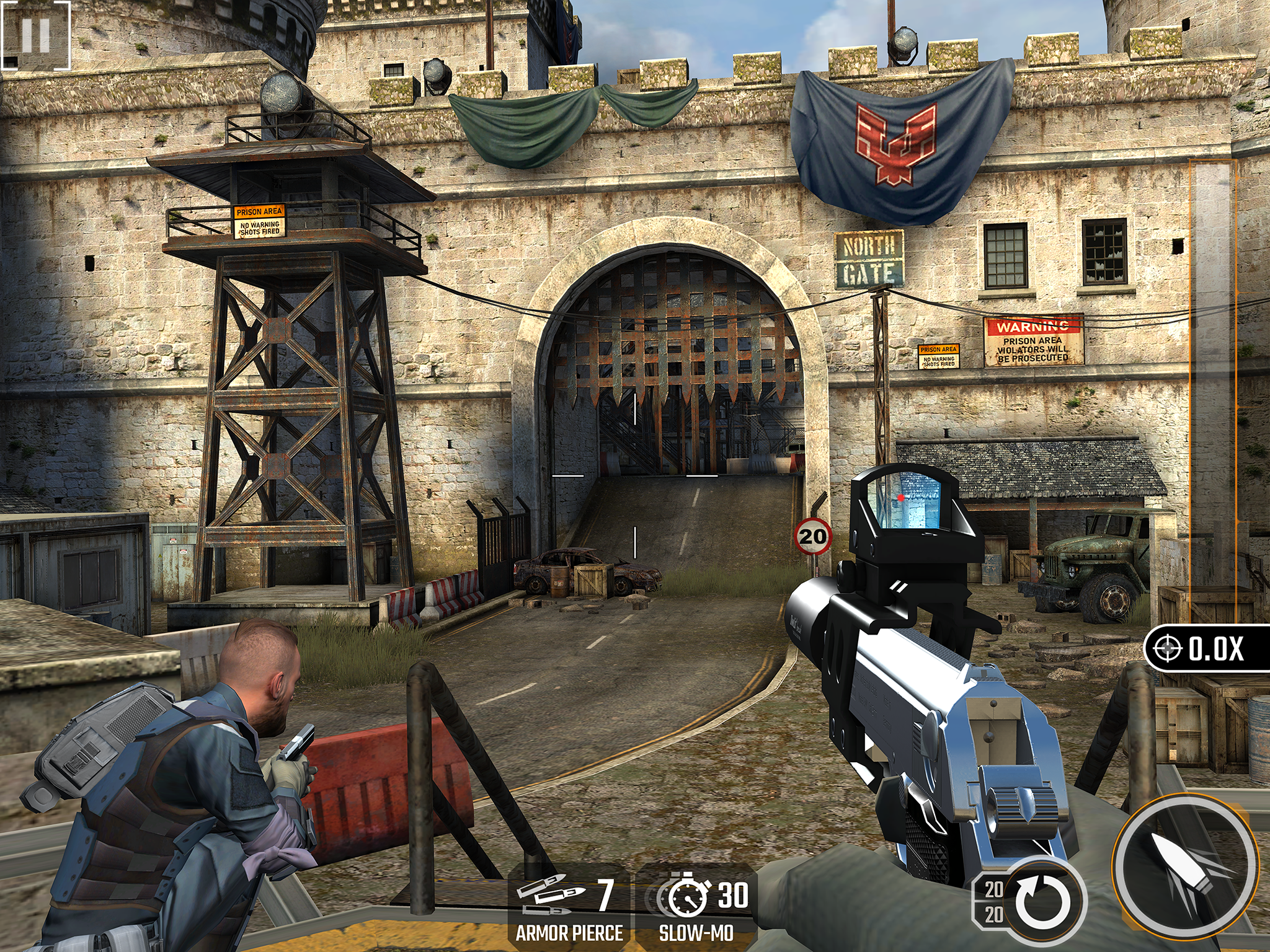 A skilled sniper in action, representing the intensity of Sniper Strike FPS 3D